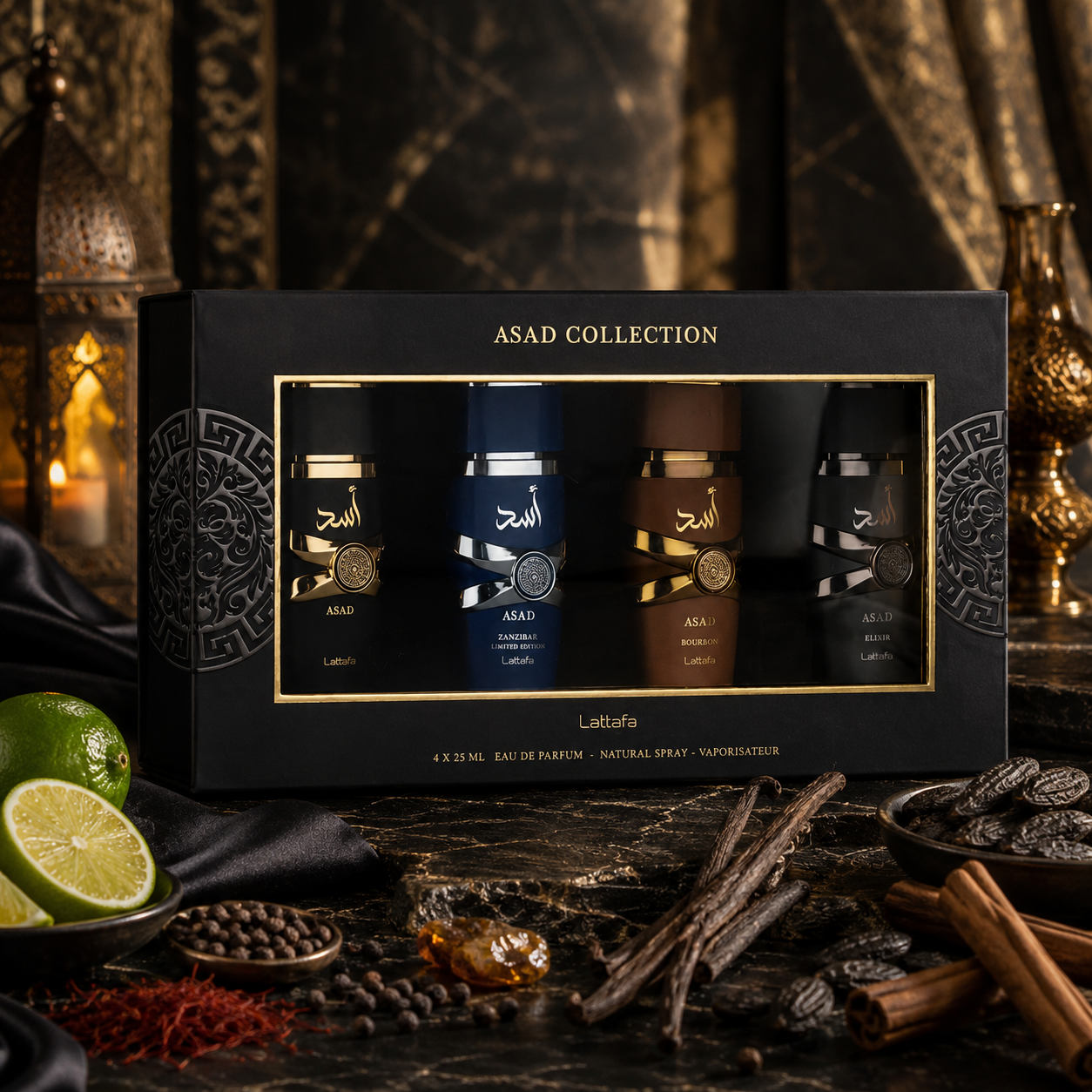 Lattafa Asad Válogatás/Ajándékszett 4X25ML